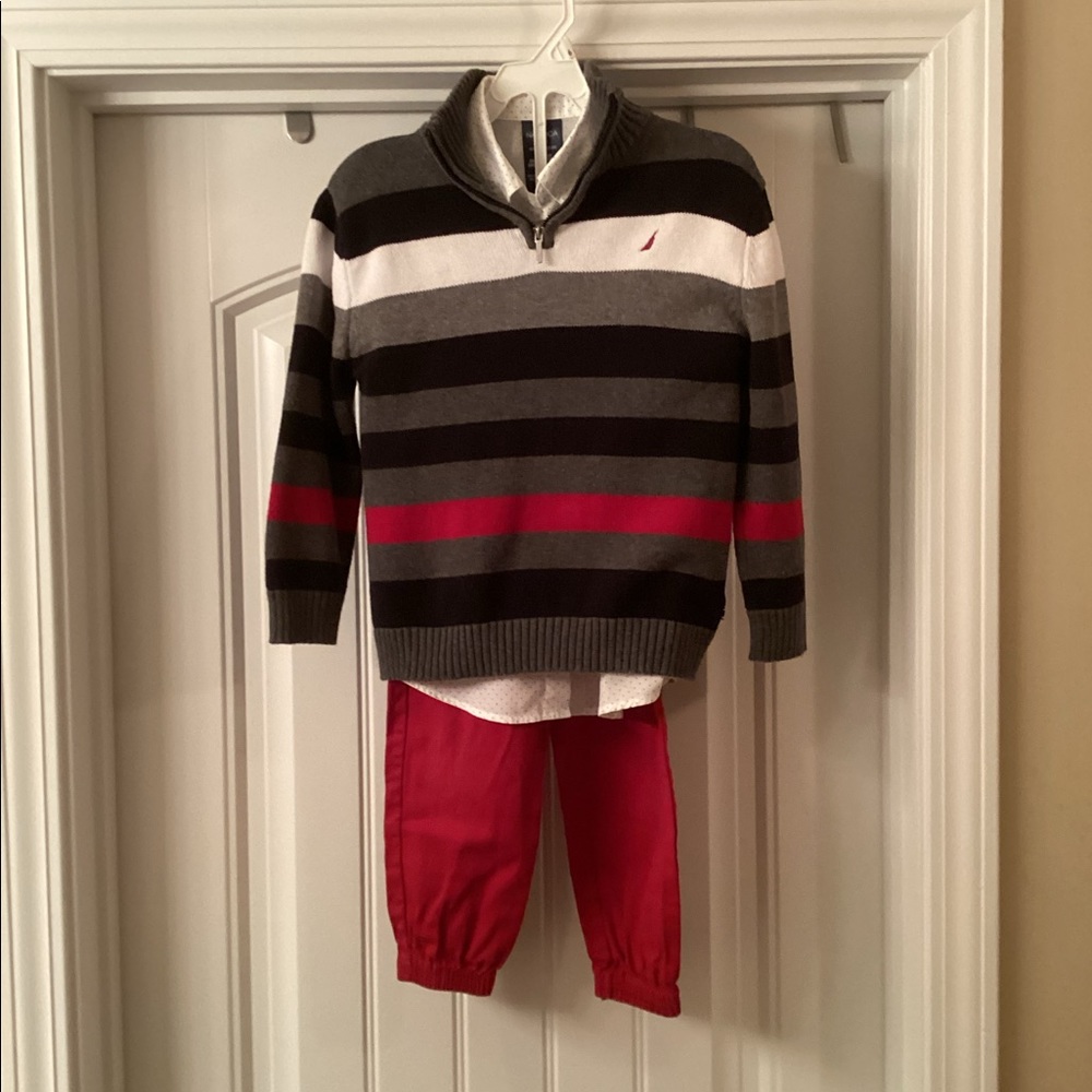Nautica Boys 3 piece sweater set